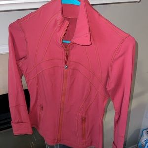 Very pretty muted red lululemon define jacket size 4